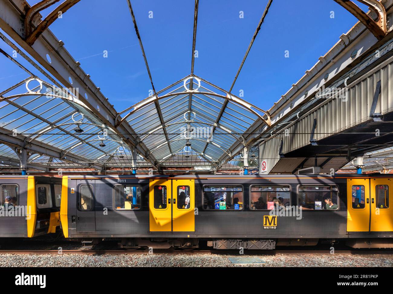 Whitley Bay, eine Küstenstadt im nordtynesianischen Bezirk in Tyne and Wear, England. Stockfoto