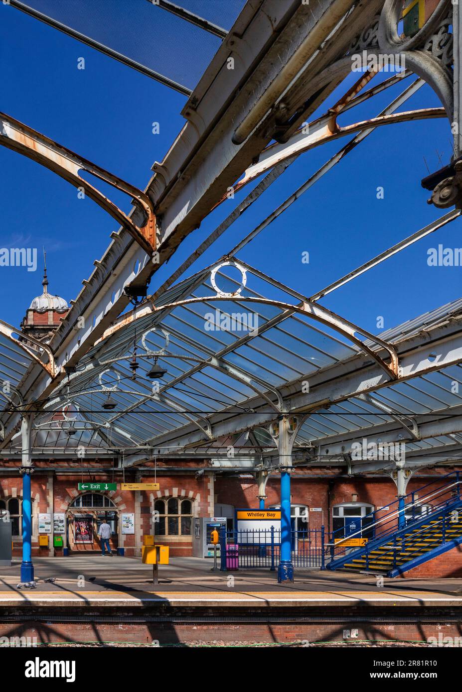 Whitley Bay, eine Küstenstadt im nordtynesianischen Bezirk in Tyne and Wear, England. Stockfoto