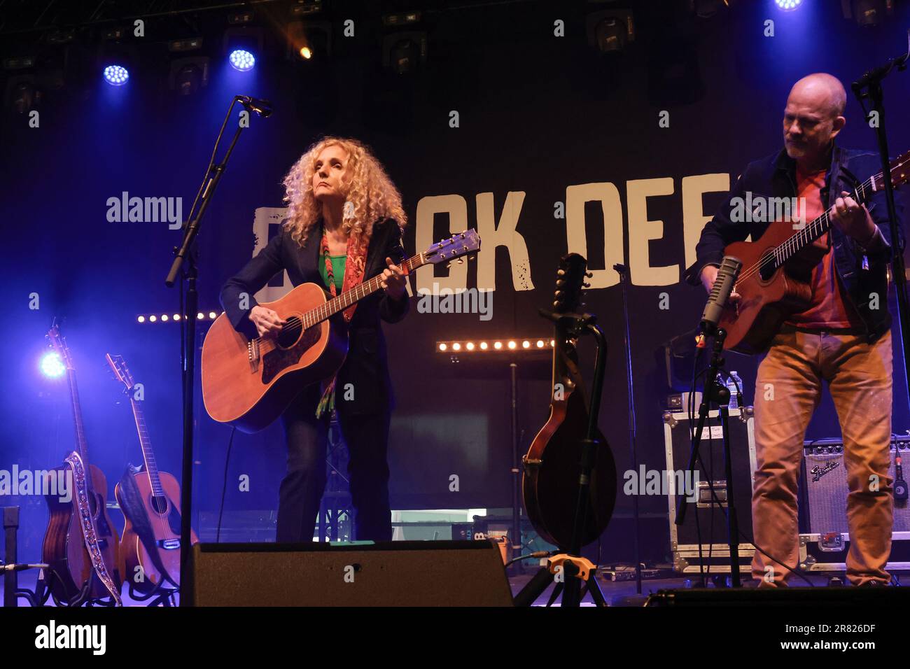 Black Deer Festival, Kent, Großbritannien - 18. Juni tritt Patty Griffin auf dem Black Deer Festival, Eridge Park, Kent. Kredit: Jill O'Donnell/Alamy Live News Stockfoto