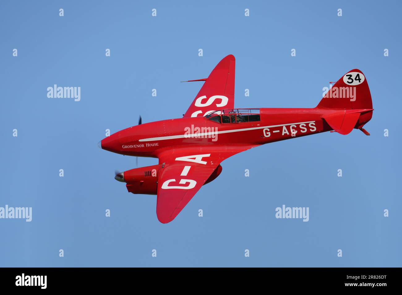 De Havilland Comet wird am 2023. Juni auf der Shuttleworth Around the World Air Show präsentiert Stockfoto