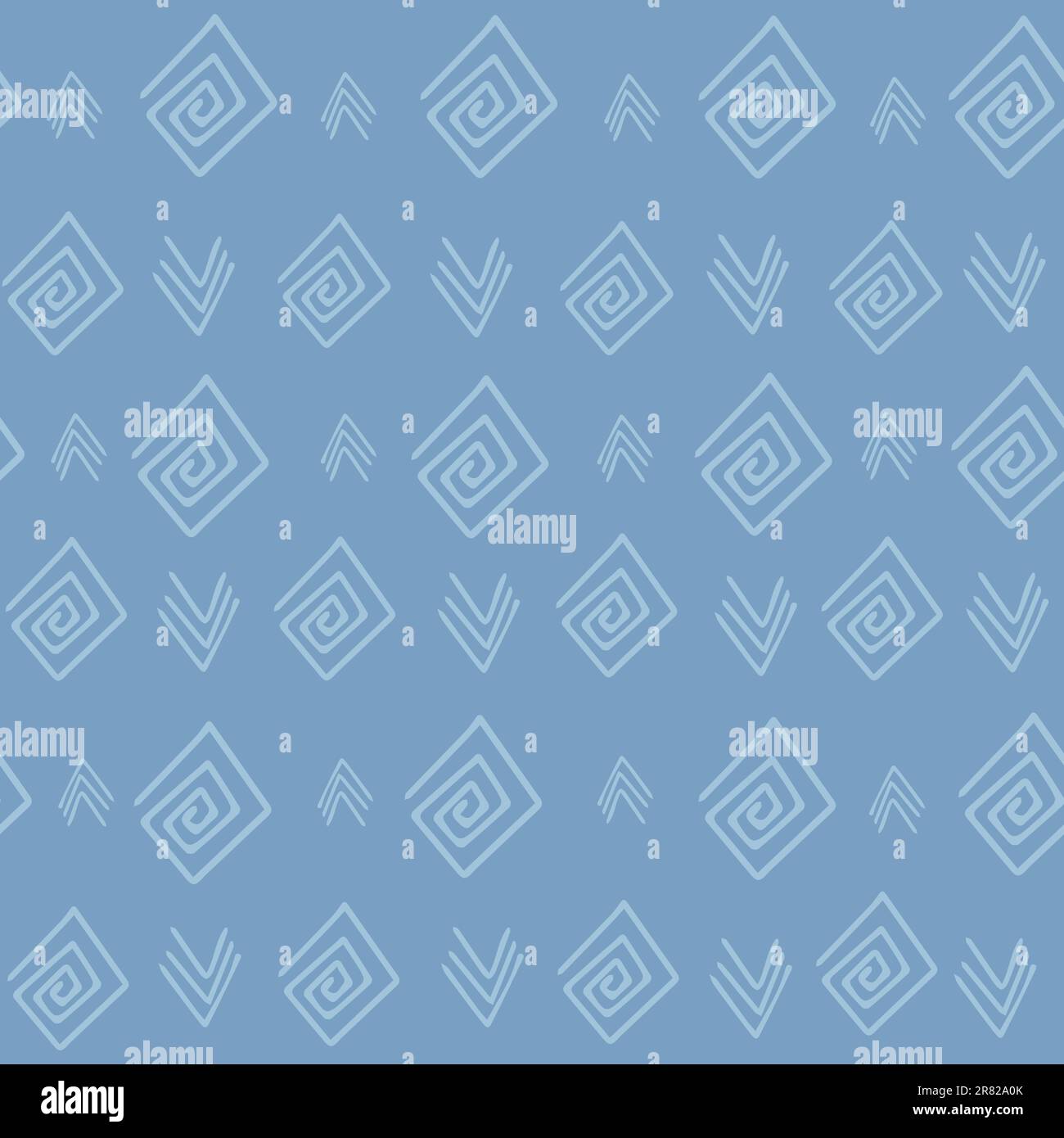 Abstraktes geometrisches Muster mit Linien, Rhombussen. Nahtloser Vektorhintergrund. Stock Vektor