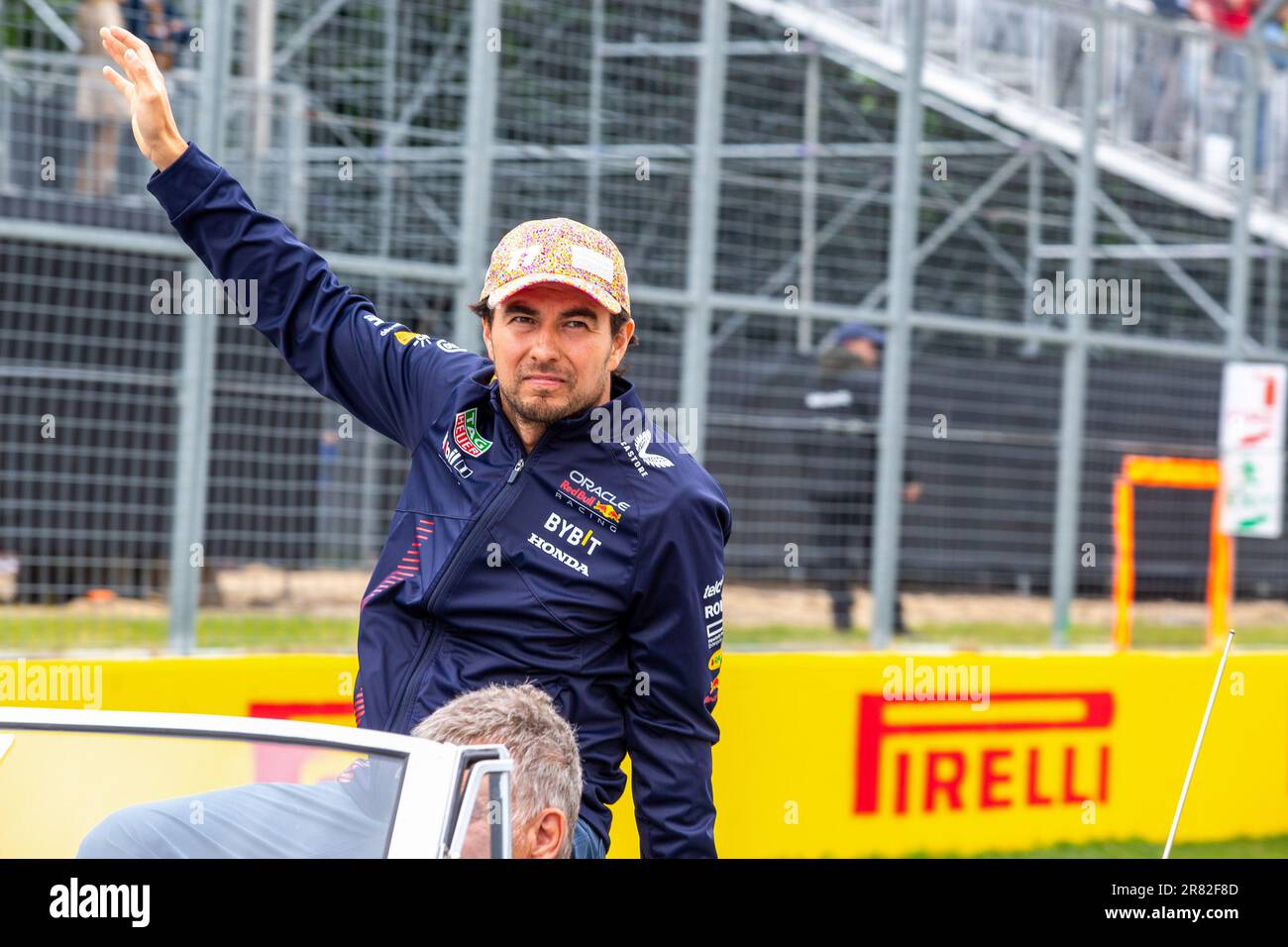 Sergio Perez (MEX) Redbull Racing RB19 während des Pre Race am Sonntag, den 18. Juni - FORMEL 1 PIRELLI GRAND PRIX DU CANADA 2023 - vom 15. Bis 18. Juni 2023 Stockfoto