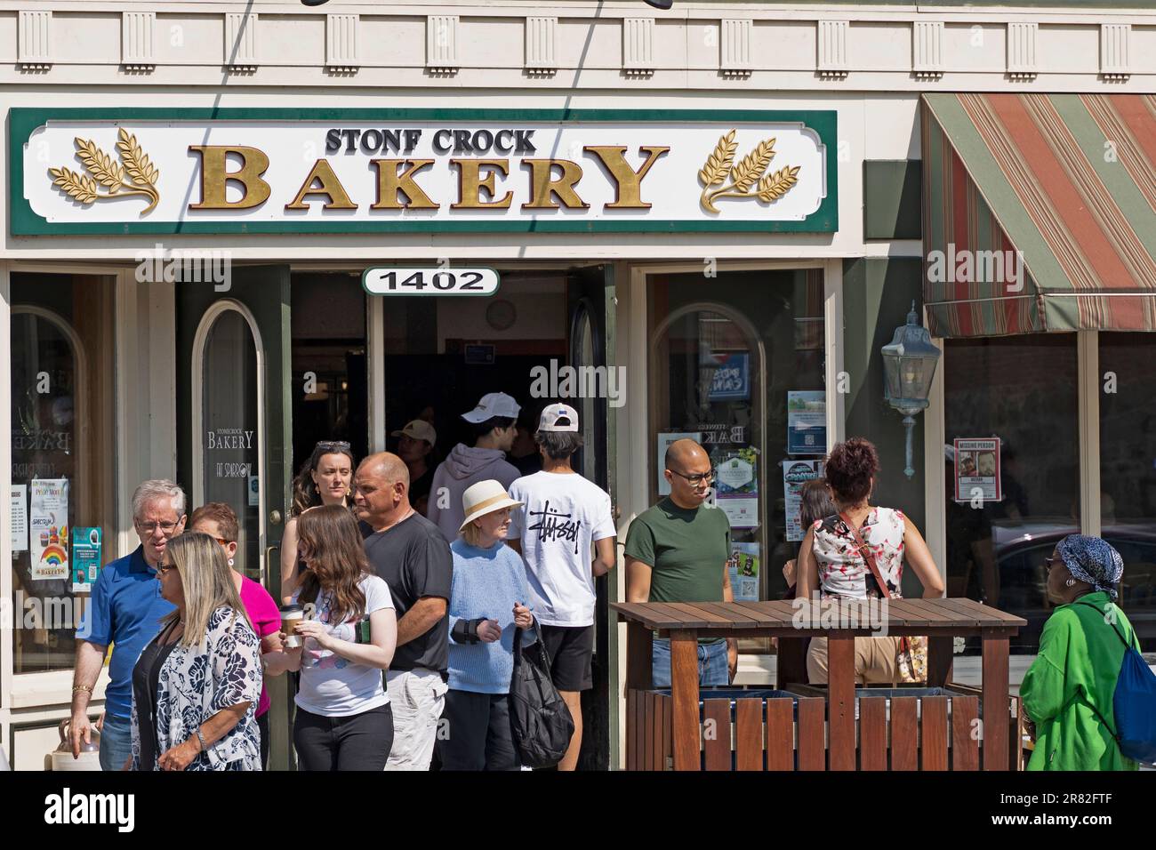 Stonf Crock Bäckerei, St. Jacobs Village, Ontario, Kanada Stockfoto