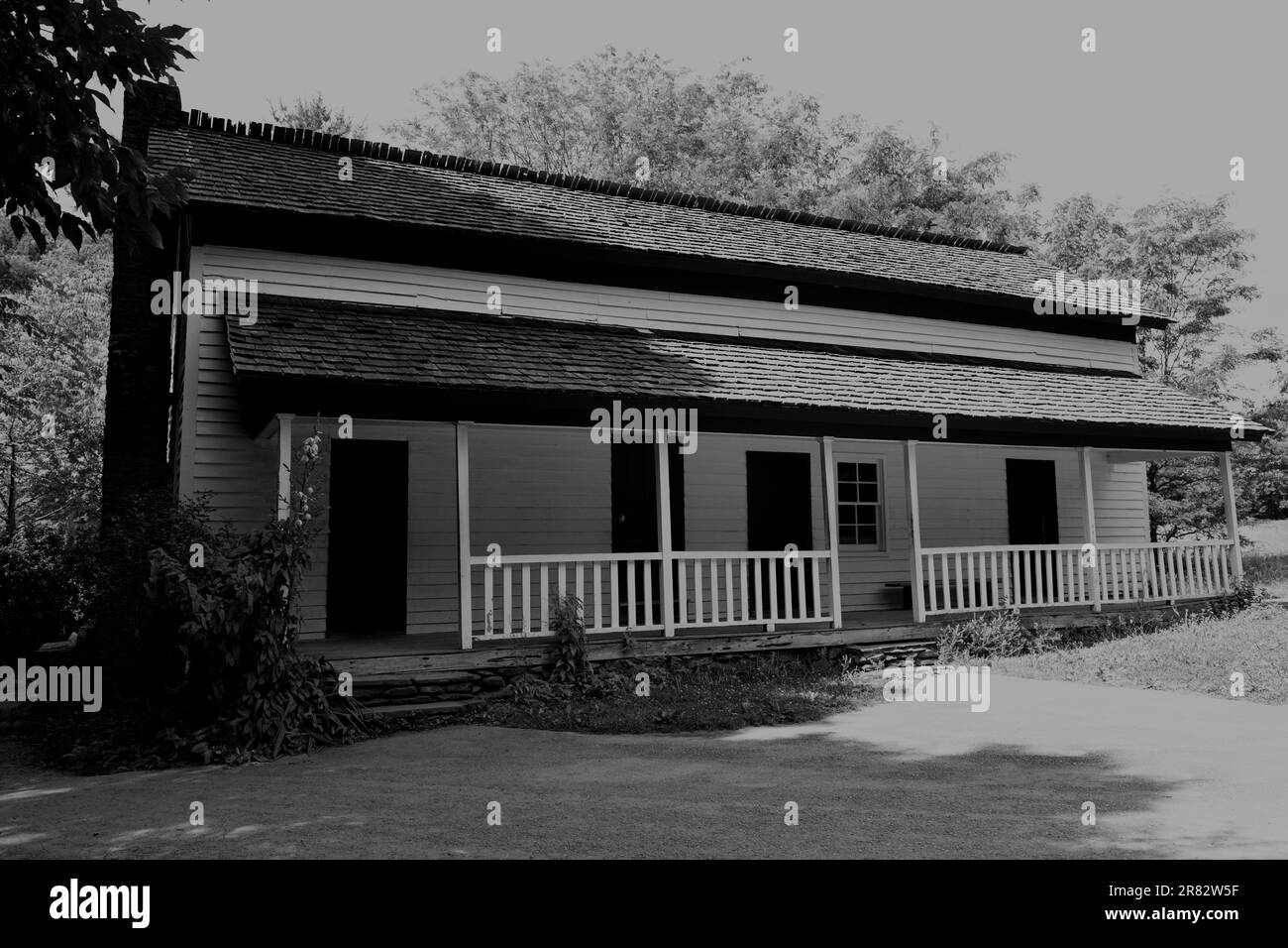 Bauernhof in Cades Cove. Stockfoto