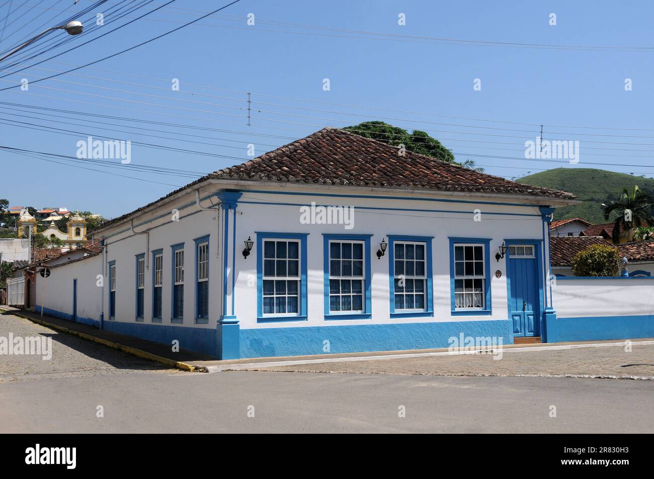 São José do Barreiro, São Paulo, Brasilien, 25. März 2023. Eintritt in das Stadtzentrum von São José do Barreiro. Stockfoto