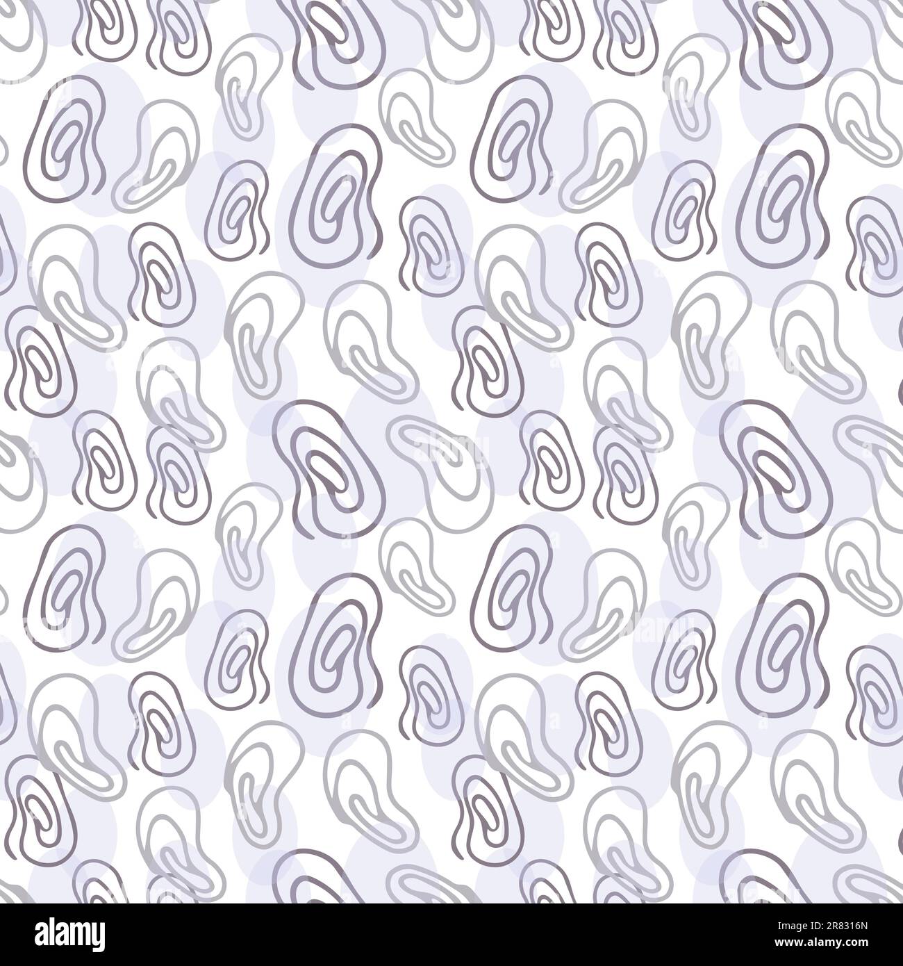 Handgezeichnete, minimal abstrakte organische Formen. Collage Modern Print. Modevorlage für Design. Stock Vektor