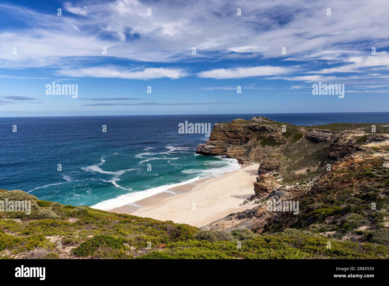 Dias Beach am Kap der Guten Hoffnung - in der Nähe von Kapstadt, Südafrika Stockfoto