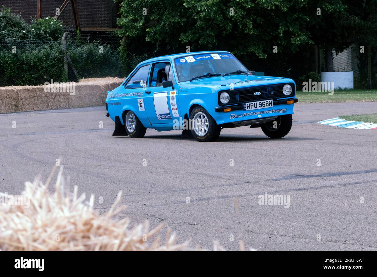 Ford Escort Rally Cars auf dem Flywheel Event im Bicester Heritage 2023 Stockfoto