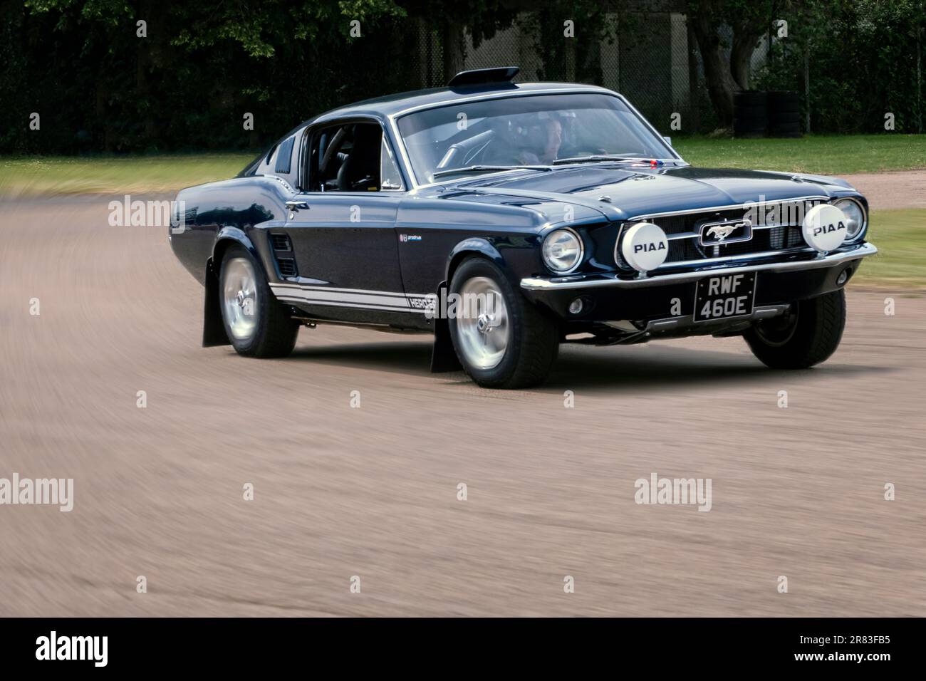 1967 Hero-ERA One Ford 1967 Ford Mustang Fastback auf dem Flywheel Event bei Bicester Heritage 2023 Stockfoto