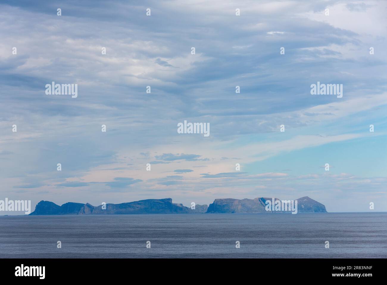 Küstenlandschaft in Island Stockfoto