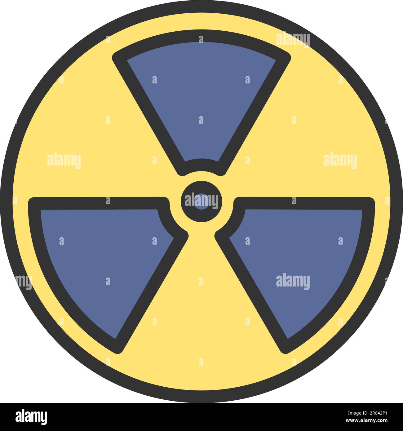 Vektorbild des Gefahrensymbols. Stock Vektor
