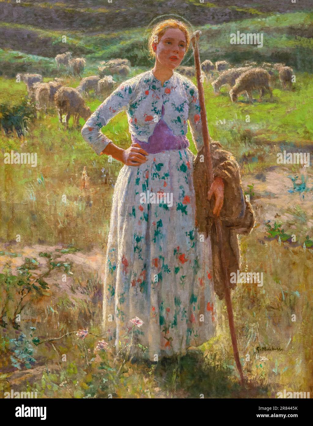 Jeanne d'Arc, Gari Melchers, Indianapolis Museum of Art, Indianapolis, Indiana, USA, Nordamerika Stockfoto