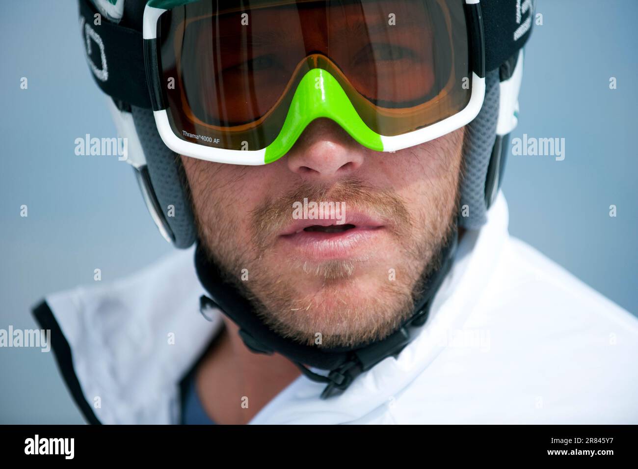 Bode Miller in Italien. Stockfoto