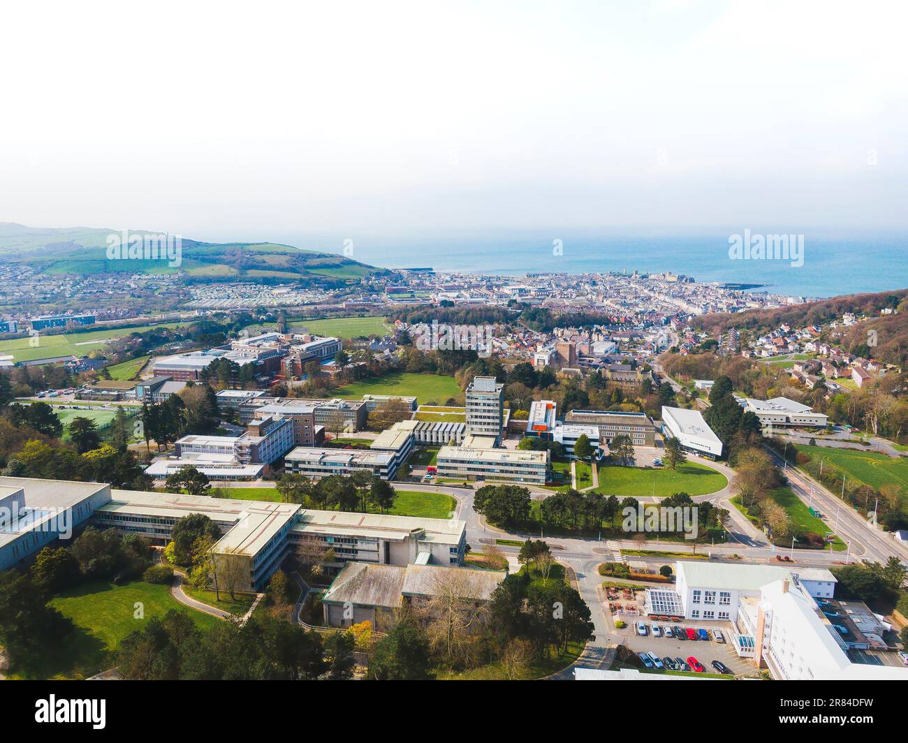 Aberystwyth University Campus. Stockfoto