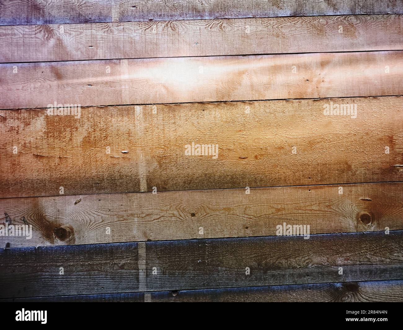 Holzbretter als Hintergrund oder Schablone Stockfoto