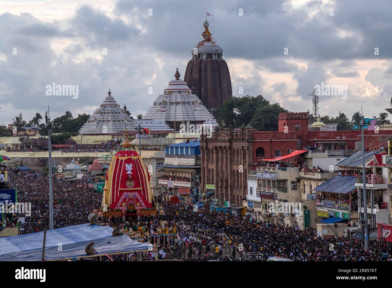 Das berühmte Ratha Yatra Festival von puri odisha india Stockfoto Das berühmte Ratha Yatra Festival von puri odisha india Stockfoto