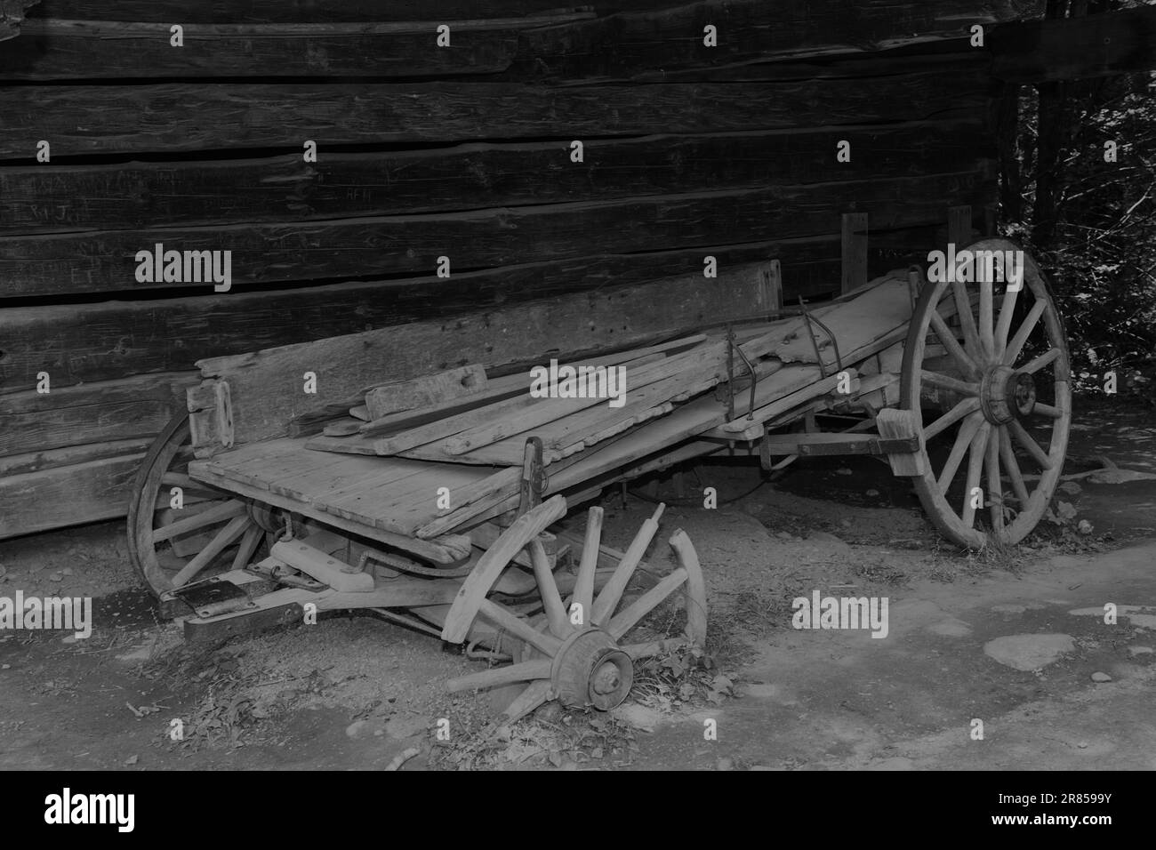 Bauernhof in Cades Cove. Stockfoto