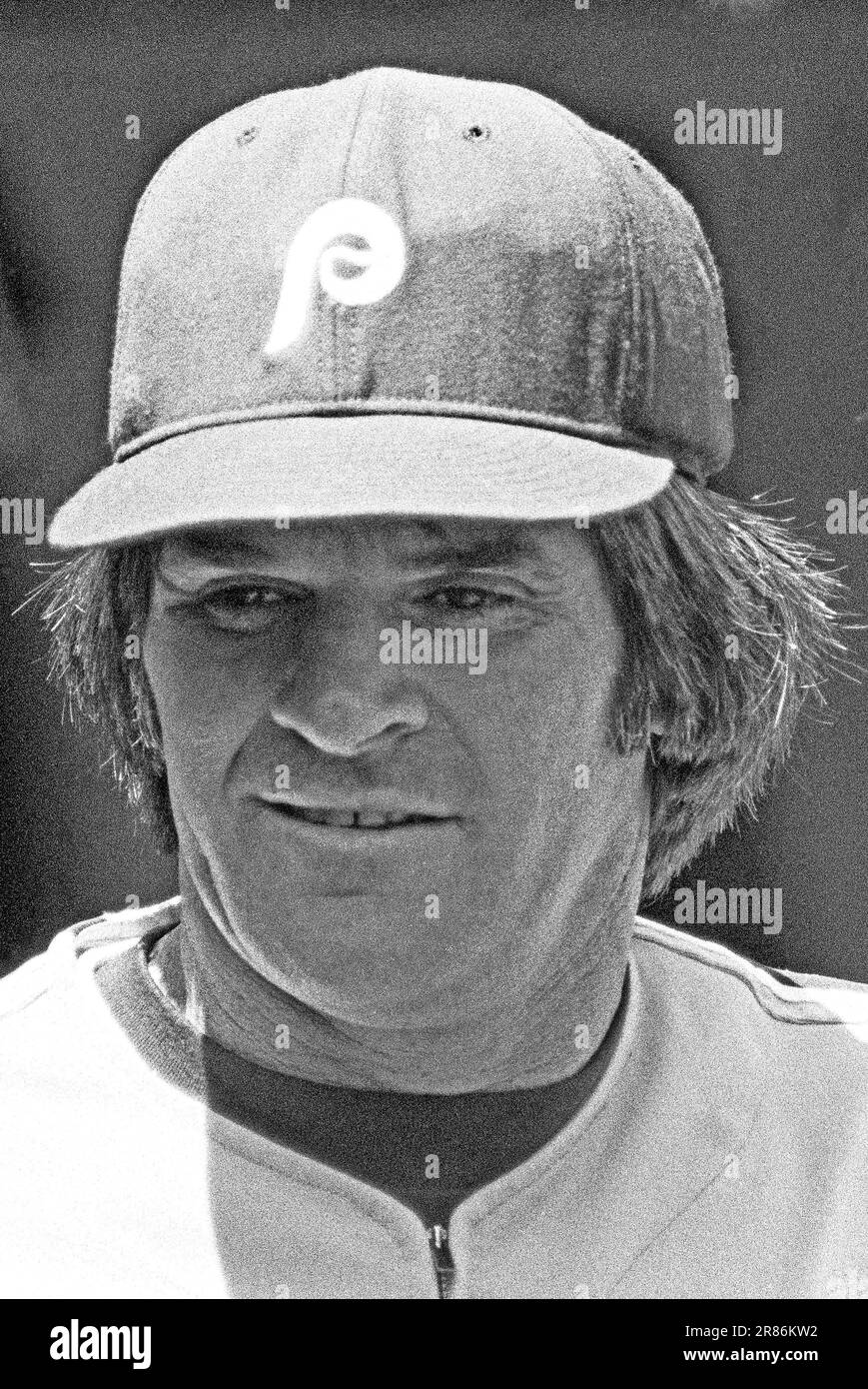 Pete Rose, Major League Baseballspieler, USA Stockfoto