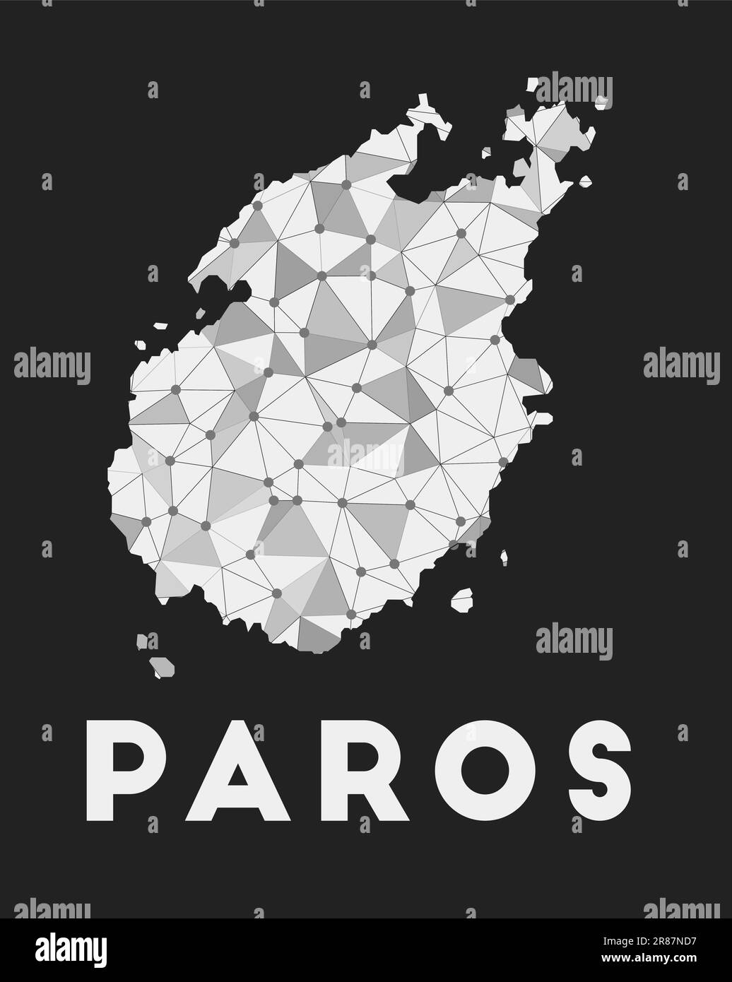 Paros Design Paros map -Fotos und -Bildmaterial in hoher Auflösung – Alamy