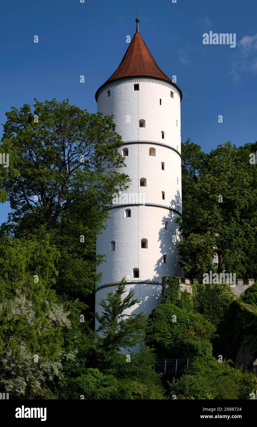Weißer Turm, Biberach an der Riss, Baden-Württemberg, Deutschland Stockfoto