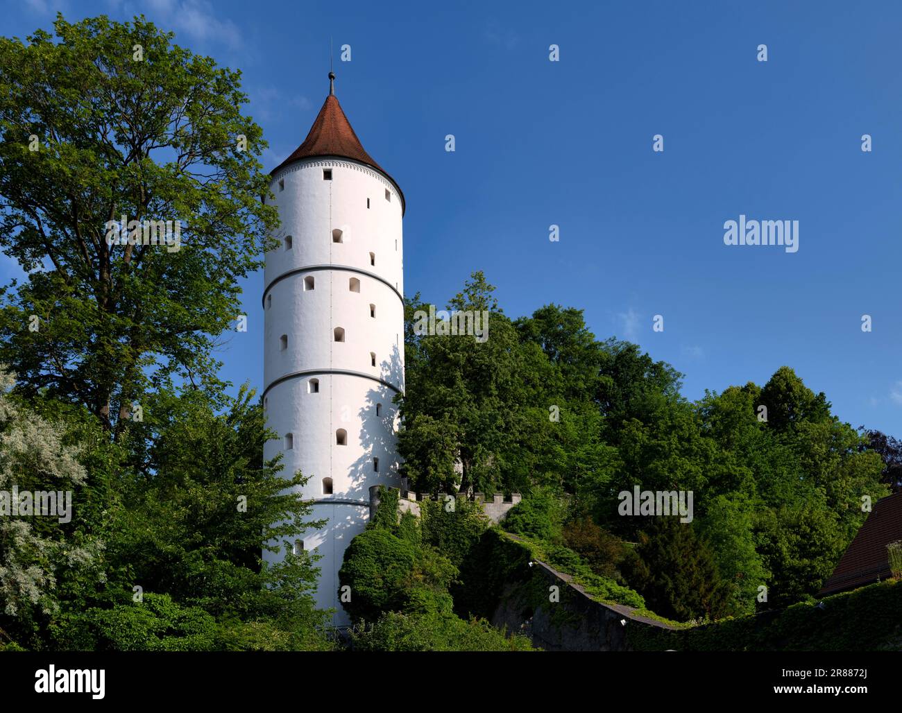 Weißer Turm, Biberach an der Riss, Baden-Württemberg, Deutschland Stockfoto