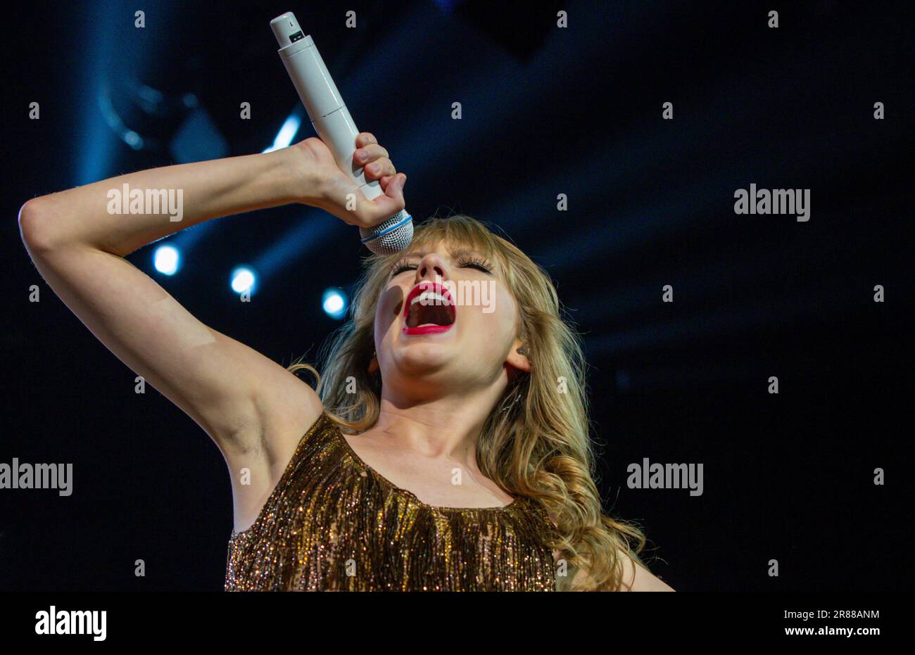 Taylor Swift spielt live im Konzert, Vector Arena, Auckland, Neuseeland, Freitag, 16. März 2012 Stockfoto