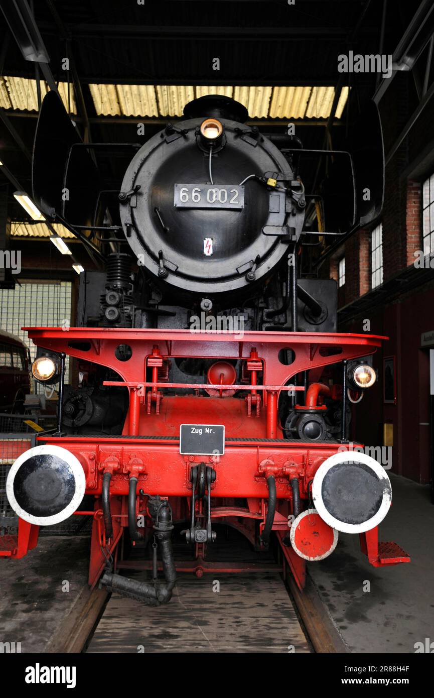 Eisenbahnmuseum Bochum-Dahlhausen, Bochum, Ruhrgebiet, Nordrhein-Westfalen, Deutschland Route Des Industriellen Erbes Stockfoto