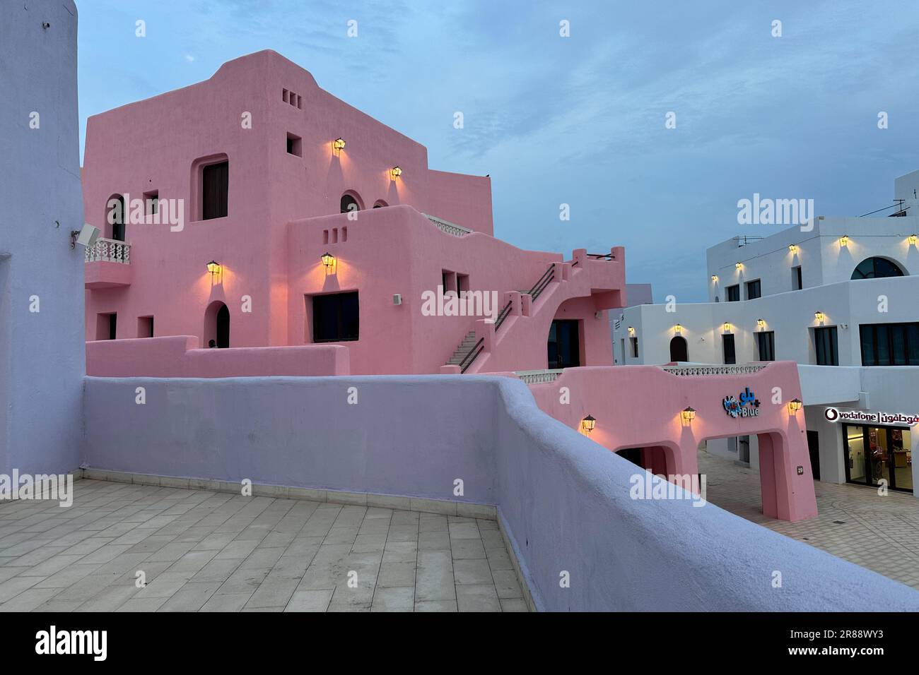 Doha, Katar - 05. Juni 2023: Umbau des alten Hafens von Doha in den Stadtteil Mina Box Park Katar Stockfoto