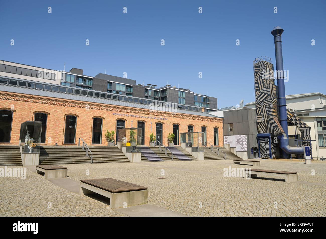 KPM, Königliche Porzellan Manufaktur, Wegelystraße, Charlottenburg, Berlin, Deutschland *** Lokale Bildunterschrift *** , Berlin, Deutschland Stockfoto