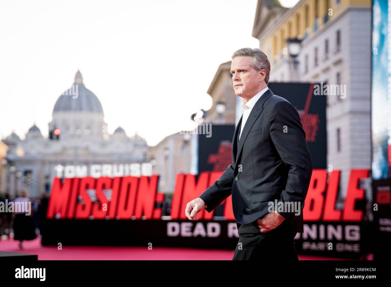 Rom, Italien, 19. Juni 2023, die Besetzung von Mission Impossible