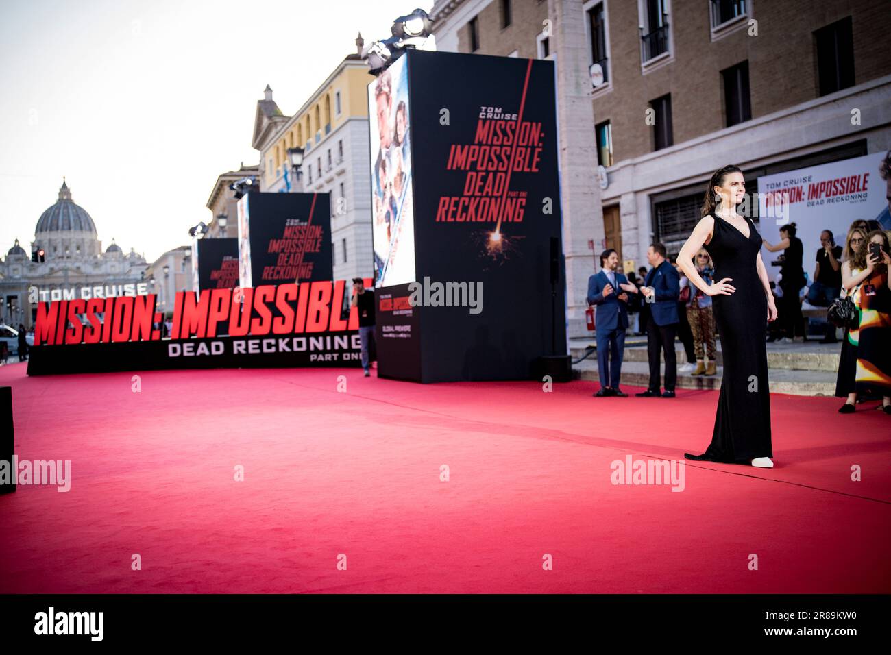 Rom, Italien, 19. Juni 2023, die Besetzung von Mission Impossible