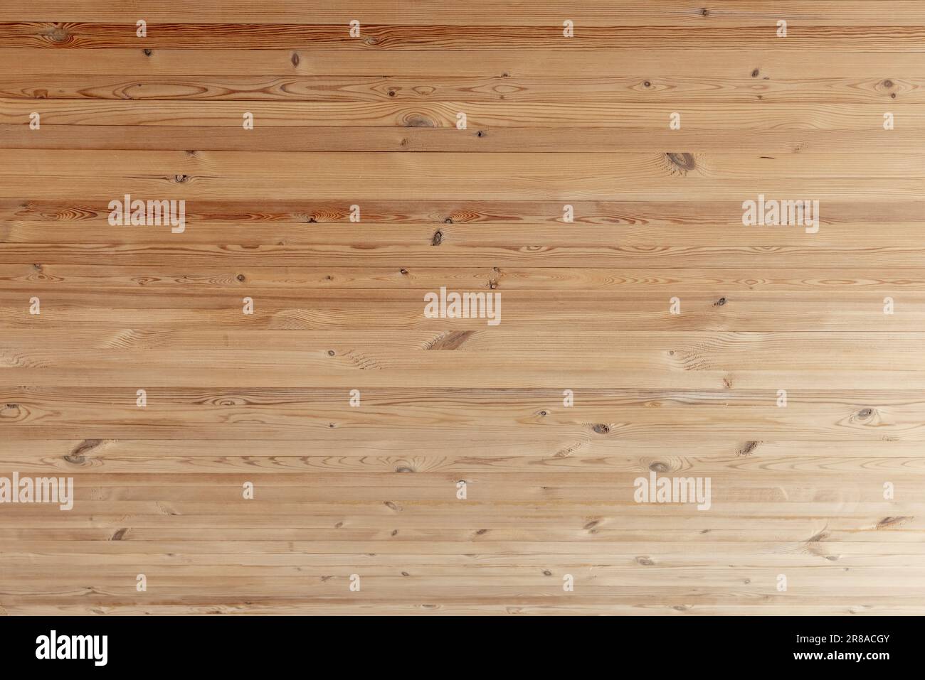 Decke aus Holzplanken, Hintergrundbild der Architektur Stockfoto