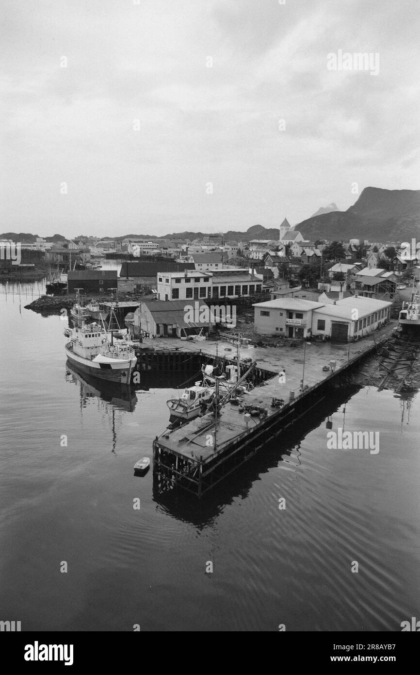 Aktuell 35 - 1 - 1974: Künstler-Touristen in den NorthKunstnernes Hus in Svolvær haben eine enorme Anzahl von Bürstenmachern untergebracht, nachdem sie in der Nachkriegszeit durch eine schlampige Entschädigung für Kriegsschäden festgenagelt wurden. Insgesamt haben 1.613 Künstler, die meisten davon schwedisch, kürzere und längere Aufenthalte im Haus auf dem Knausen versucht. Foto: Bjørn Bjørndal Brøndbo / Aktuell / NTB ***FOTO NICHT VERARBEITET*** Stockfoto