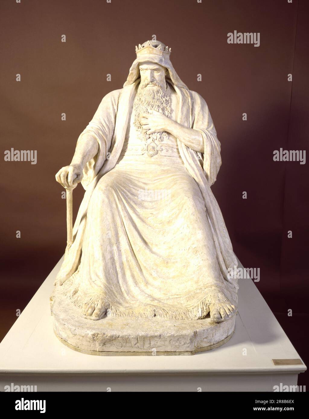 Saul 1881 von William Wetmore Story, geboren in Salem, MA 1819, gestorben Vallombrosa, Italien 1895 Stockfoto