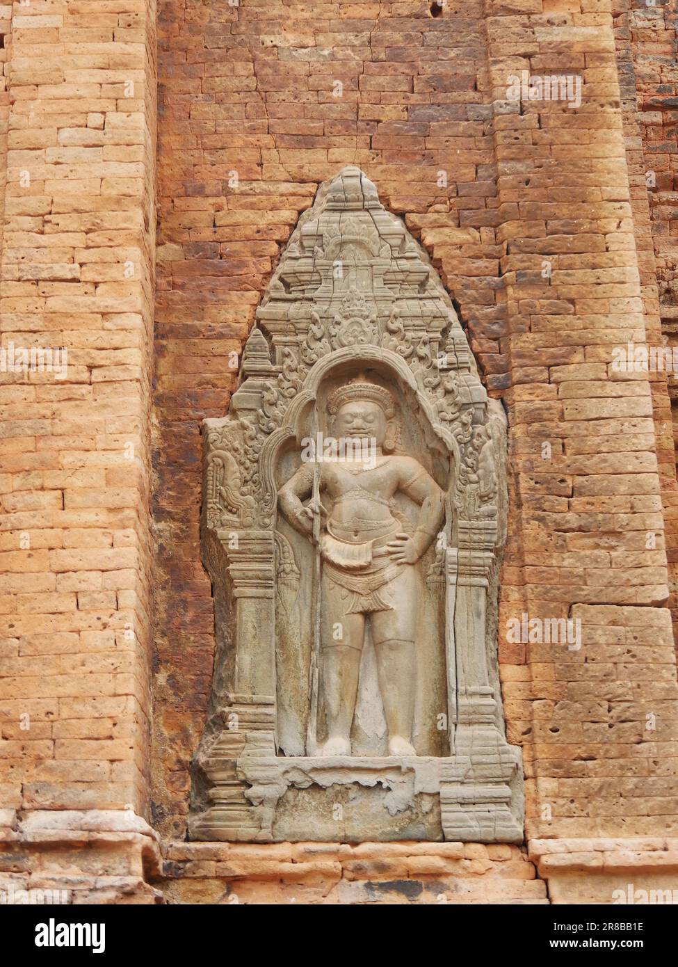 Lolei Tempel, Hindu-Tempel auf Roluos-Stätte, Provinz Siem Reap, Angkor's Temple Complex 1192 von der UNESCO zum Weltkulturerbe erklärt, erbaut 889 b Stockfoto