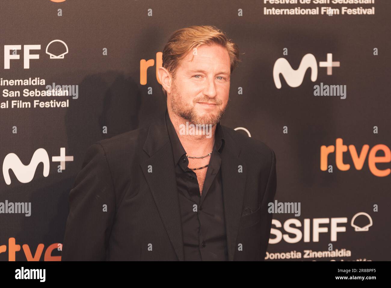 Filmregisseur Paxton Winters aus dem Film "friedlich" auf dem Internationalen Filmfestival San Sebastián in Spanien am 24. September 2019. Stockfoto