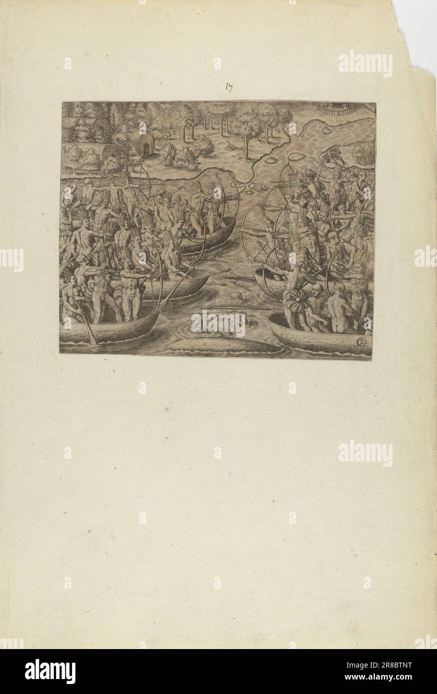 (Unbenannt) (aus Buch, Americae, Teil 3) 1592 von Theodor de Bry, deutsch, geboren in Lüttich, Flandern 1528-gestorben Frankfurt, Deutschland 1598 Stockfoto