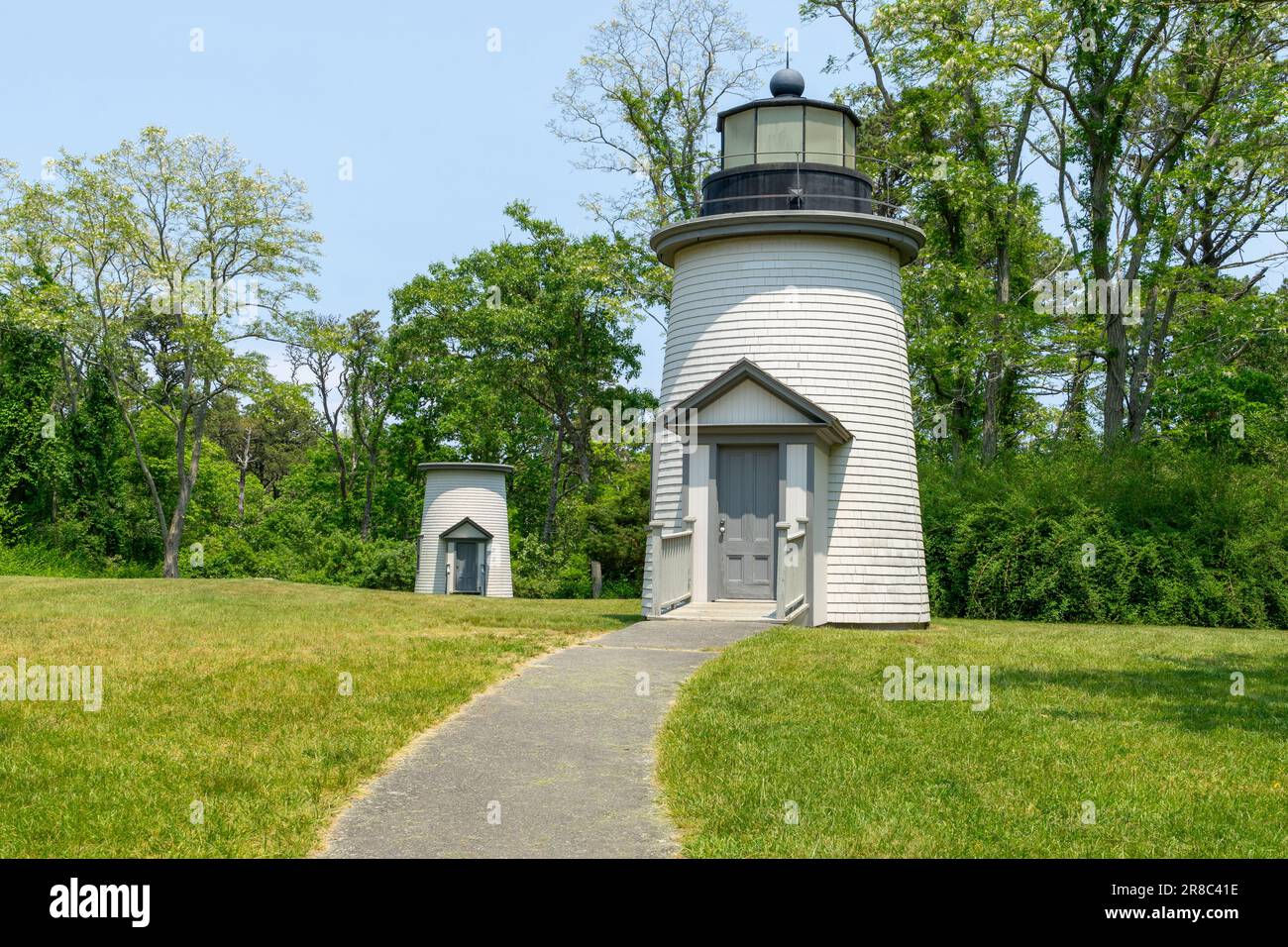 Three Sisters Leuchttürme in Cape Cod Stockfoto