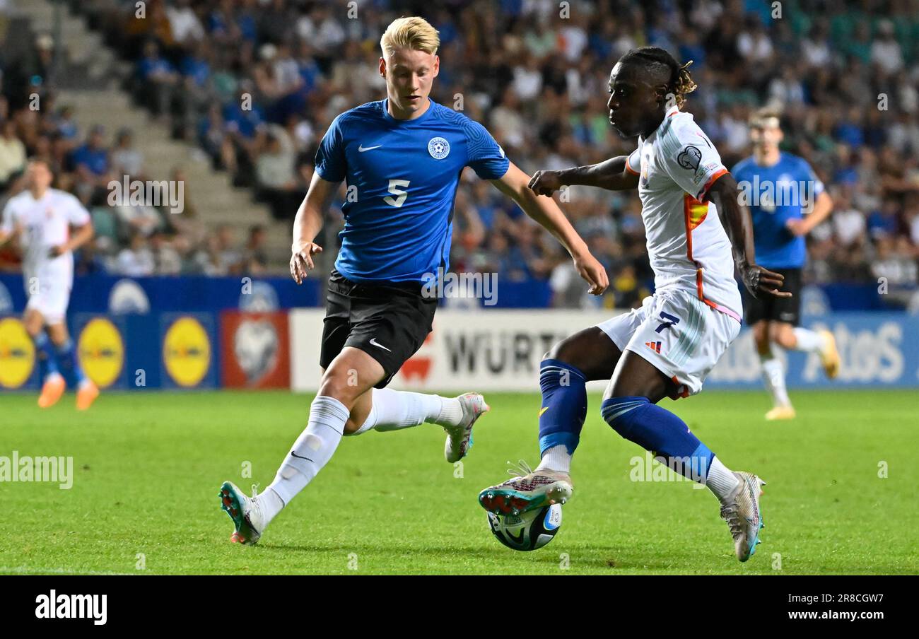 Tallinn, Estland. 20. Juni 2023. Estlands Rocco Robert Shein und ...