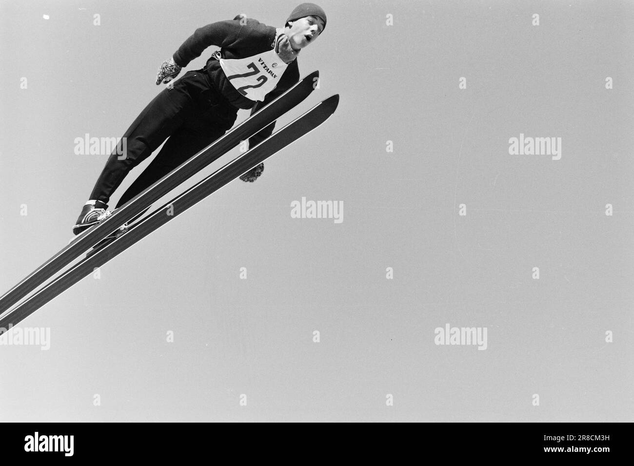 Aktuell 15-3-1960: Wir haben gewonnen und gewonnen... Die Springer sammelten Publikumsrekorde, und die Skilanglauffahrer schrieben Skigeschichte. Foto: Sverre A. Børretzen / Aage Storløkken / Aktuell / NTB ***FOTO NICHT ABGEBILDET*** Stockfoto