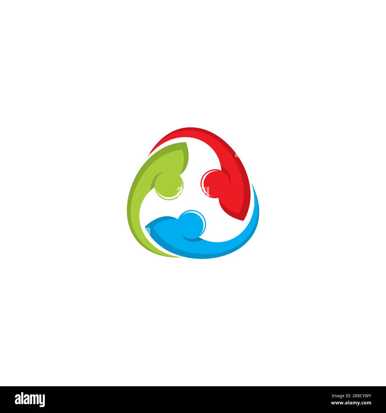 Symbol "Personen". Design Des Community-Logos. Menschliche Ikone Stock Vektor