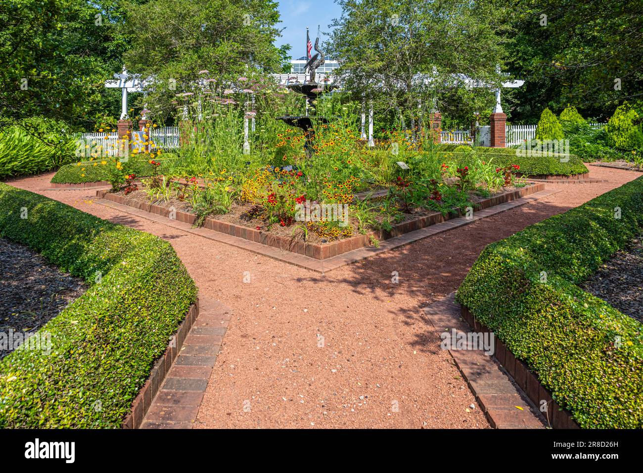 Heritage Garden im State Botical Garden of Georgia in Athen, Georgia. (USA) Stockfoto