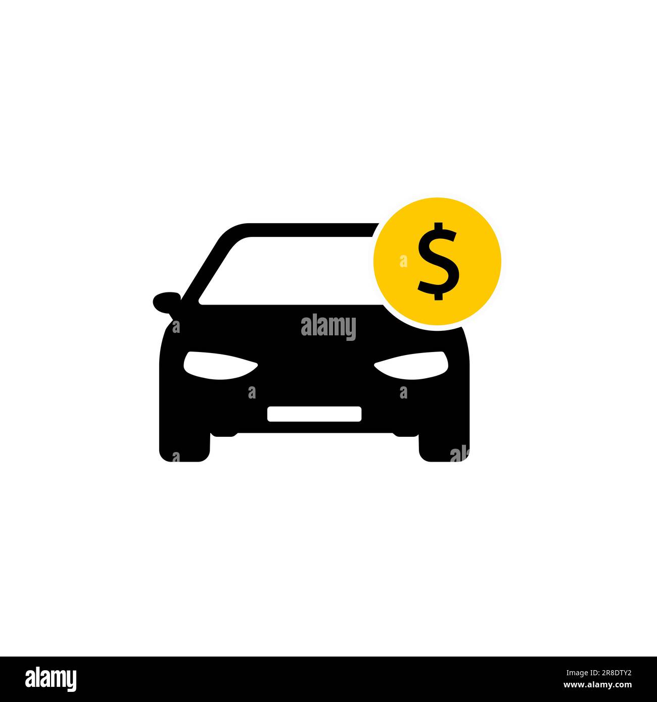 Symbol Für Autopreise – Symbol Für Automobilunternehmen Stock Vektor