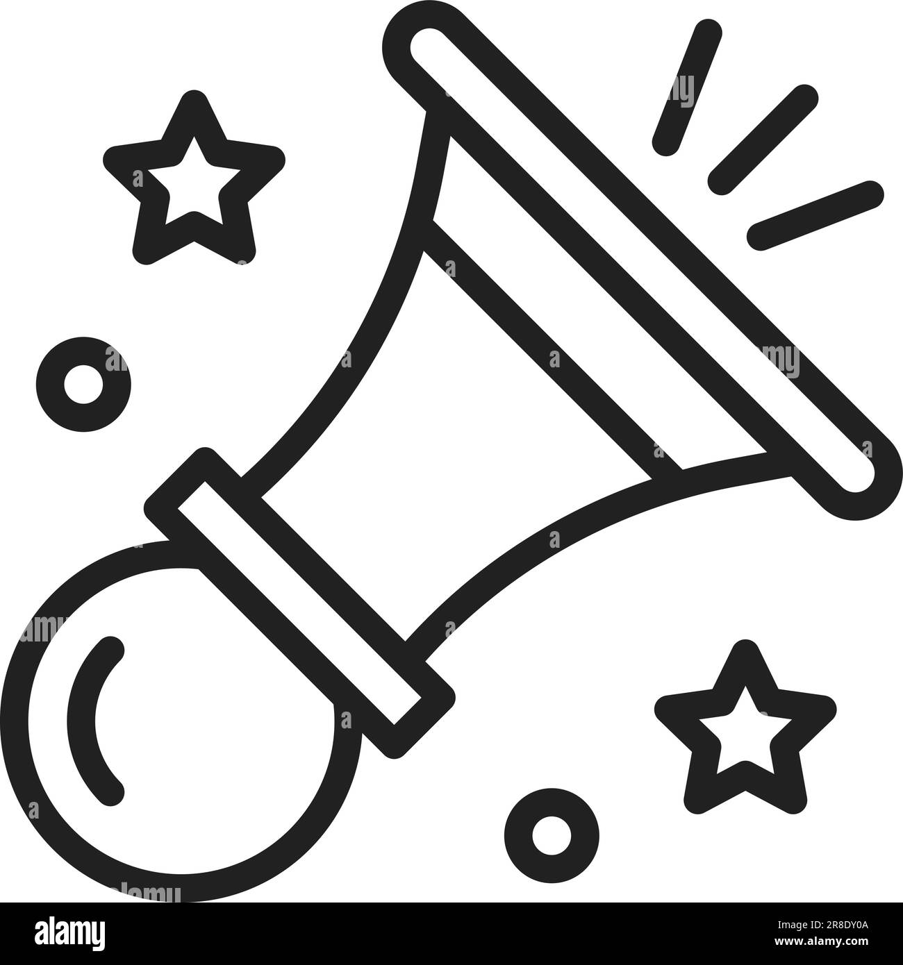 Bild Des Symbols „Drucklufthupe“ Stock-Vektorgrafik - Alamy