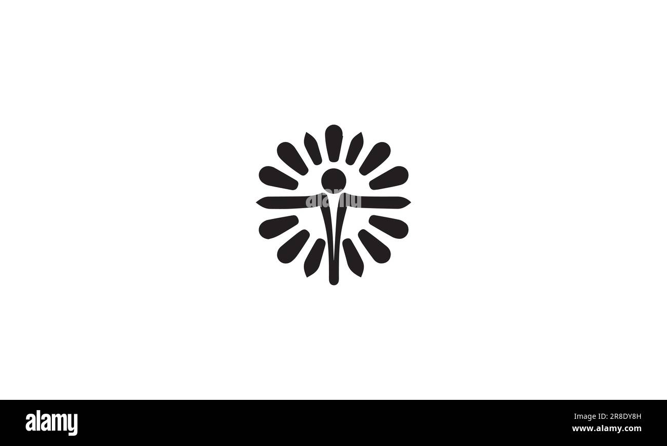 Logo von Kooperation und Logo von Diversity Design Schwarz einfaches flaches Symbol auf weißem Hintergrund Stock Vektor