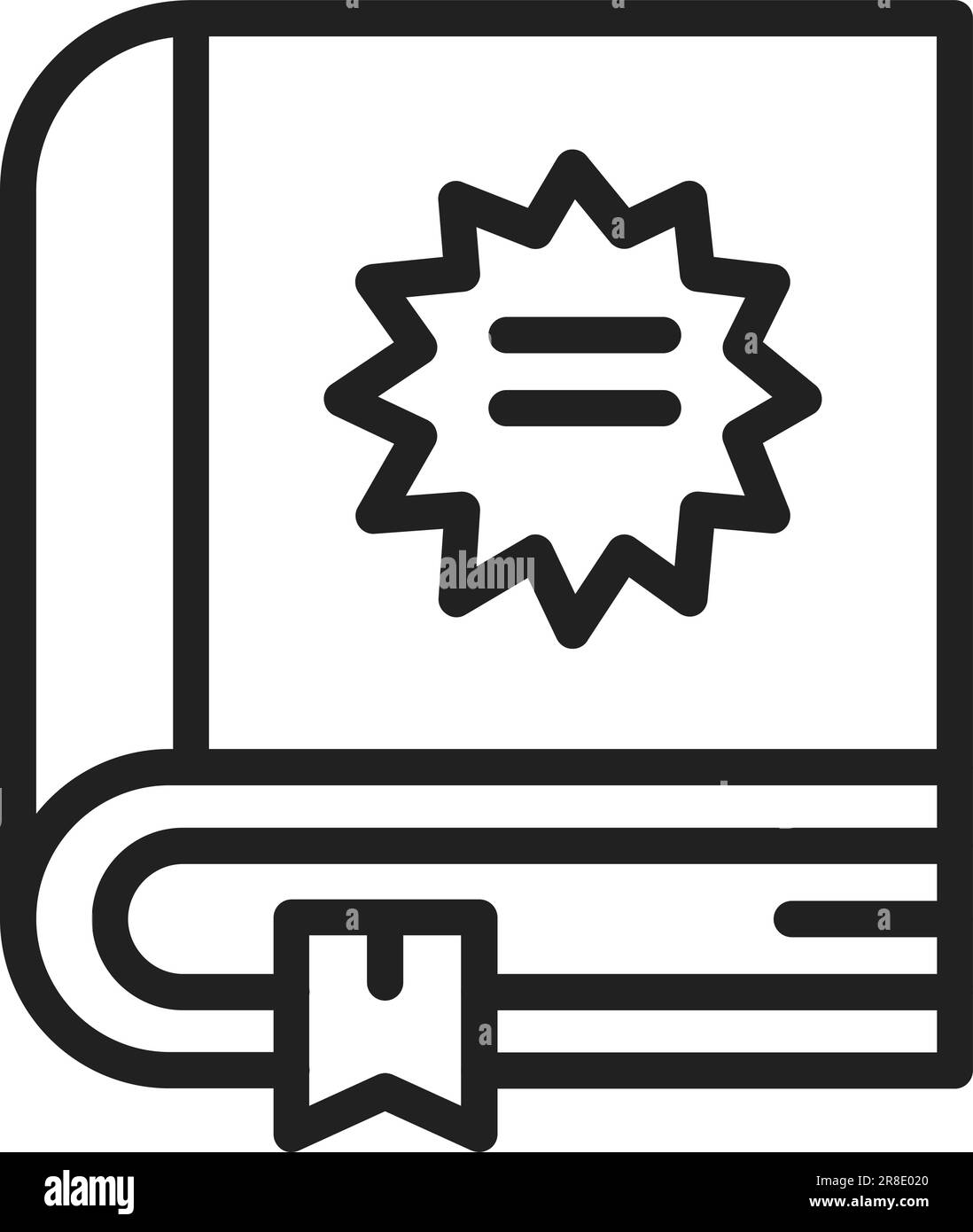 Bild Für Comic-Buch-Symbol. Stock Vektor