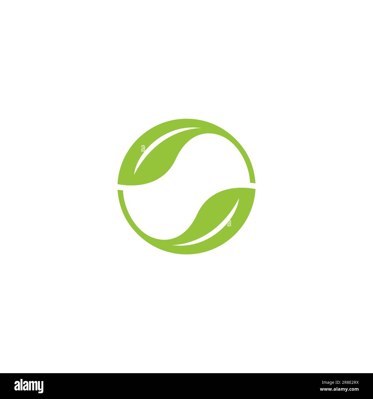 Eco-Logo-Symbol-Vektor Einfach Stock Vektor