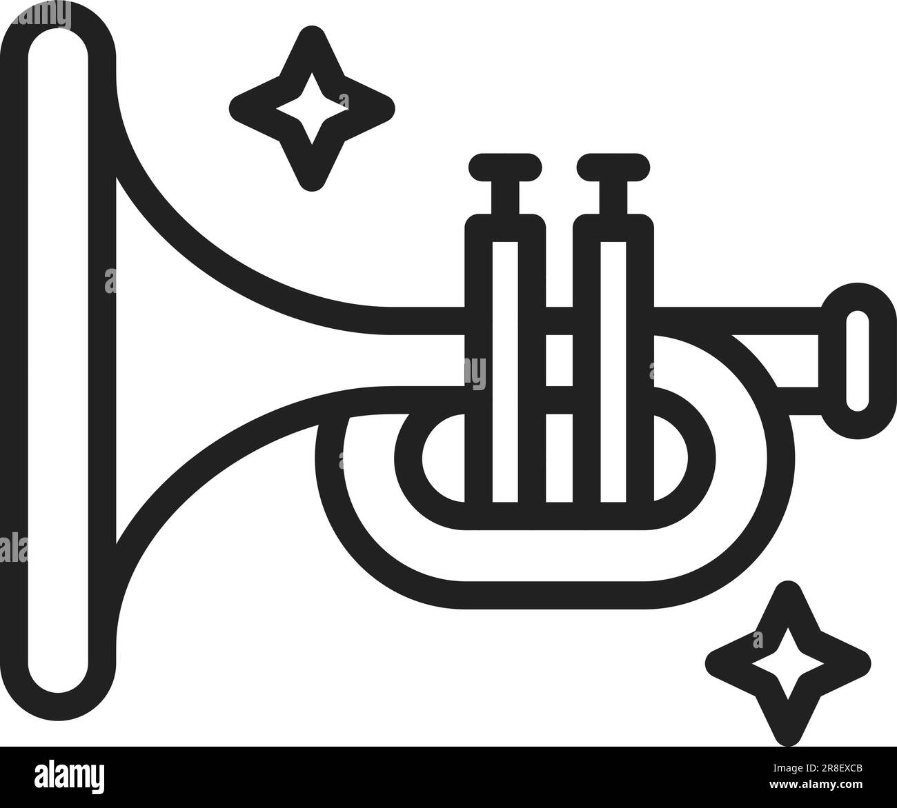 Bild Des Symbols „Drucklufthupe“ Stock-Vektorgrafik - Alamy