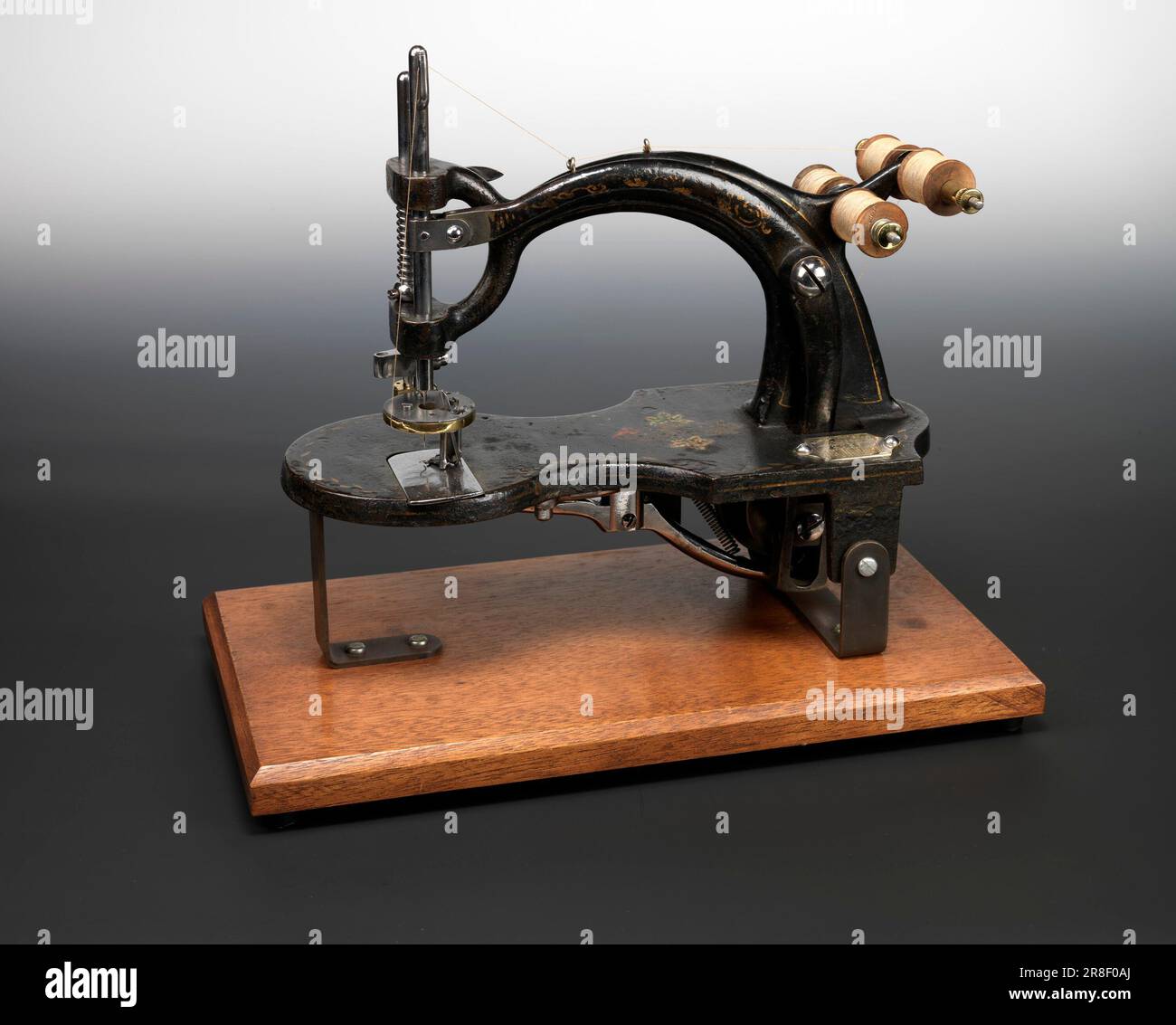 Nähmaschine 1875 Stockfoto