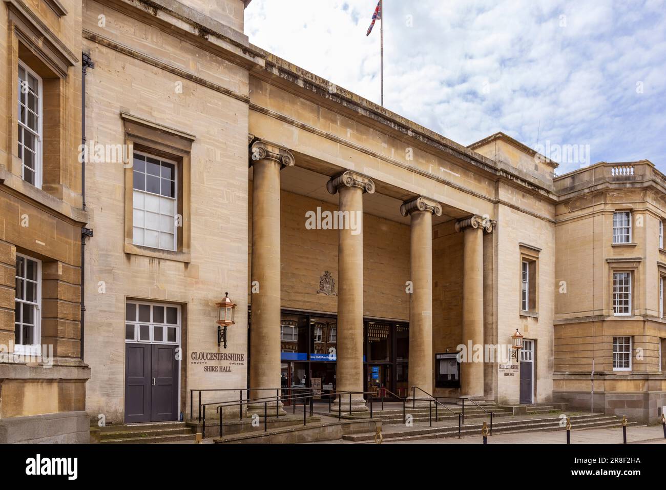 Gloucestershire County Council Shire Hall in Gloucester, Gloucestershire, Großbritannien Stockfoto